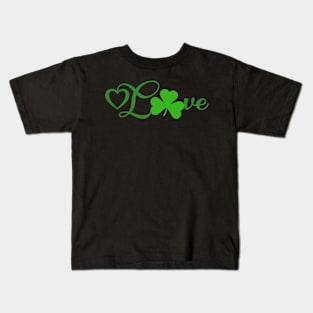 St Patrick's Day Love Kids T-Shirt